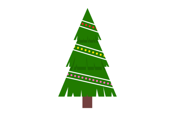 Decorative Christmas Tree Green Pine: A Festive Font