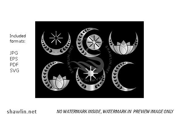 Decorative Crescent Moons Silver: A Modern Design Essential