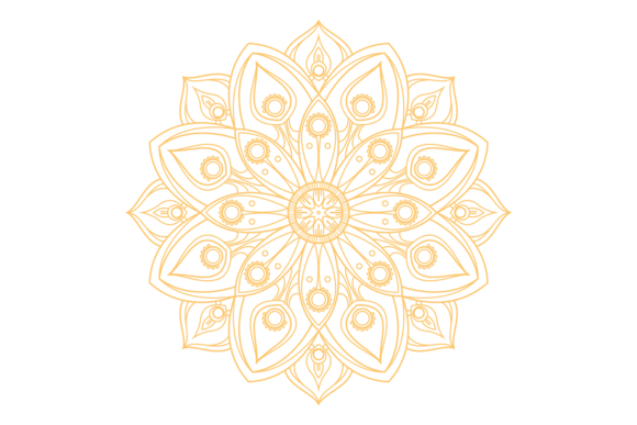 Decorative Mandala. Antistress Line Round: A Creative Font Analysis