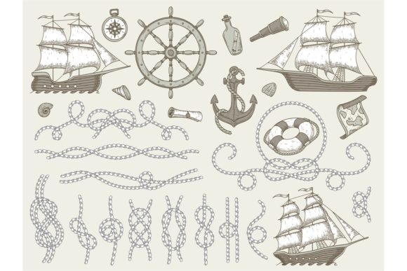 Decorative Marine Elements for Coastal Branding