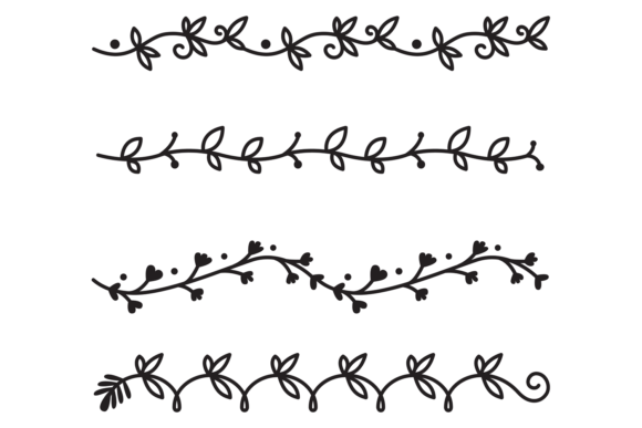 Doodle Branches Set: A Designer's Guide to Decorative Botanica