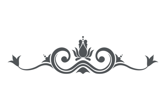 Elegant Florals for Your Brand: The Decorative Ornament Header. Luxury Flora Typeface