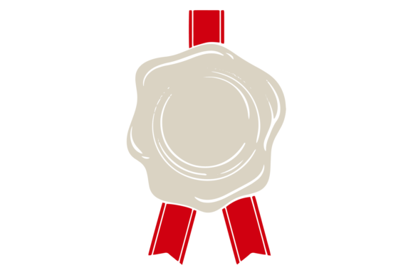 Exploring the Bold Appeal of Decorative Rubber Seal. Red Ribbon Certi