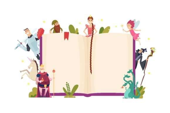 Fairy Tale Frame: A Decorative Background for Storytellers