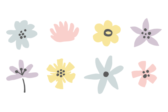 Flowers Set: Decorative Floral Elements for Every Project