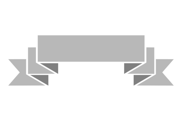 Ribbon Banner: Unveiling the Empty Decorative Label Font