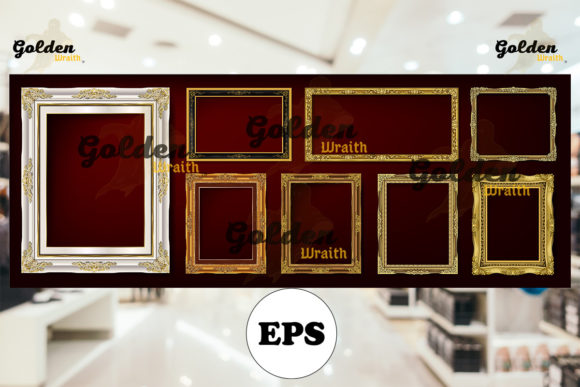 Set Decorative Vintage Frames Borders: A Designer's Go-To Asset