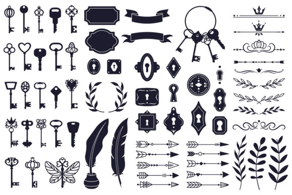 Unlock Vintage Charm: Using Keys Decorative Elements