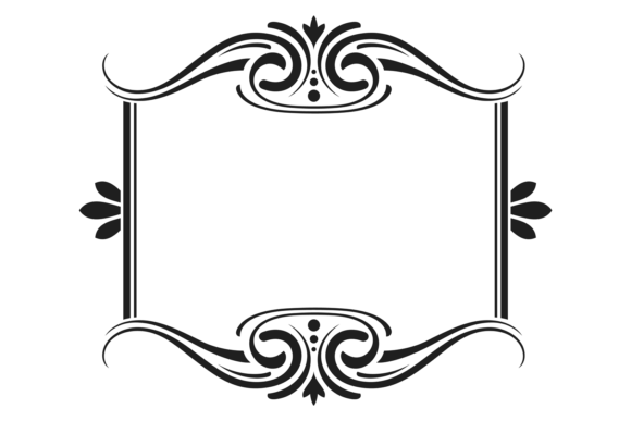 Vintage Elegant Text Border: A Decorative Frame for Timeless Design